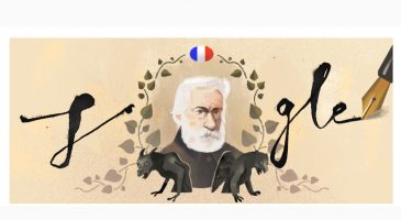 30 juin 2017 : un doodle en l’honneur de Victor Hugo - %%sitename%%