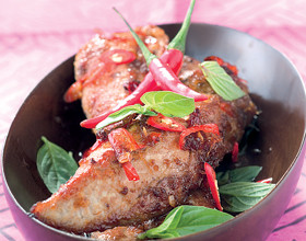 Canard-piments-basilic