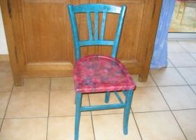 Chaise relookée