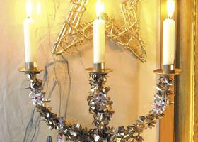 Chandelier romantique or - %%sitename%%