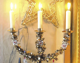 Chandelier-romantique-or