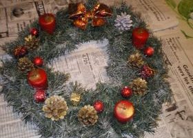 Couronne tradition rouge et or