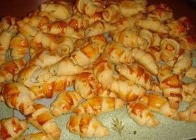 Croissants au saumon
