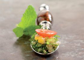 Cuillères apéritives : mascarpone à l'avocat et au citron vert - %%sitename%%