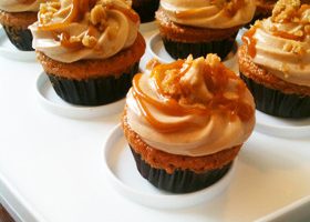 Cupcakes au caramel beurre salé d'Emilie de Masterchef - %%sitename%%