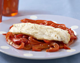Filets-de-dorade-aux-poivrons-rouges
