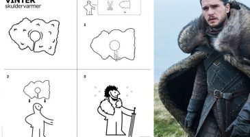 Ikea sort une notice pour se fabriquer la fourrure de Jon Snow - %%sitename%%