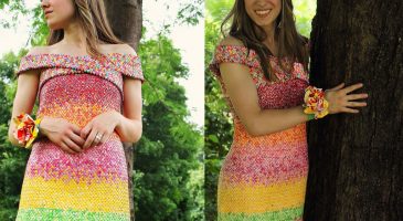 Il a fallu manger 10 000 bonbons pour rentrer dans cette robe - %%sitename%%