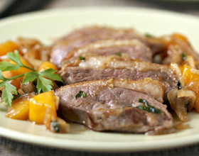 Magret-de-canard-a-la-mangue