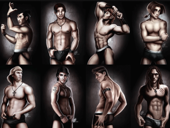 Nos-heros-Disney-en-mode-tres-sexy