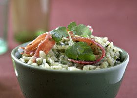Risotto à la scarmoza fumée, roquette et jambon cru - %%sitename%%