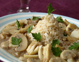 Risotto-au-parmesan-et-aux-champignons