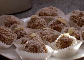 Rochers au lait et coco au coeur fondant de maltesers - %%sitename%%