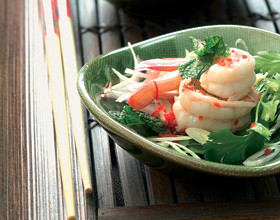 Salade-crevettes-citronnelle