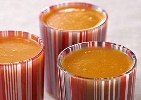 Smoothie énergie orange mangue carotte