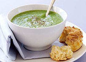 Soupe de courgettes et scones au fromage - %%sitename%%