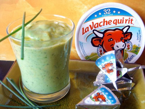 Soupe-de-courgettes-et-vache-qui-rit