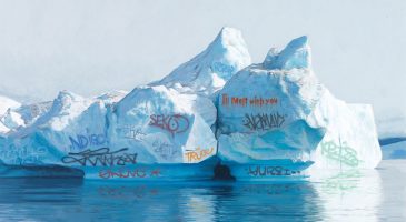 Une peinture en trompe-l'oeil pour illustrer la folie écologiq - %%sitename%%