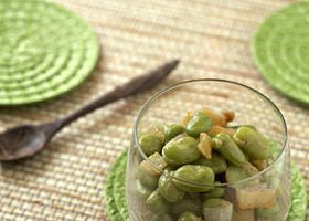 Verrine de fèves au safran - %%sitename%%