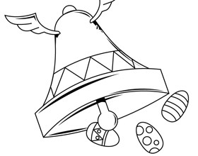 coloriage-cloches-et-oeufs