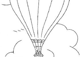 Coloriage : la montgolfière coloriage montgolfiere à imprimer - %%sitename%%