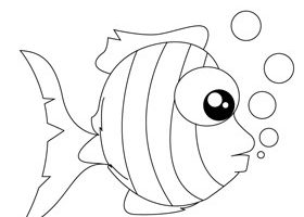 Coloriage : les poissons tropicaux coloriage poissons tropicau - %%sitename%%