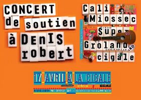 Cali, Miossec et Didier Super soutiennent Denis Robert - %%sitename%%