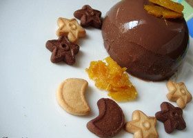 Crème chocolat-gingembre à l'agar-agar