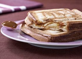 Croque pomme à la confiture de lait - %%sitename%%