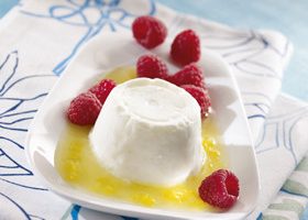 La faisselle aux framboises et son jus d'orange - %%sitename%%