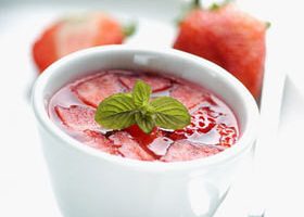 Gaspacho de gelée de cerises et fraises fraîches - %%sitename%%