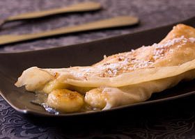 Crêpes à la banane flambées au rhum - %%sitename%%