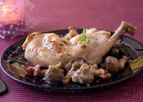 Lapin sauté chasseur