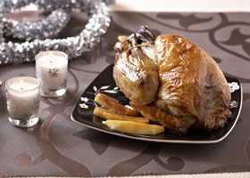 Pintade rôtie aux épices