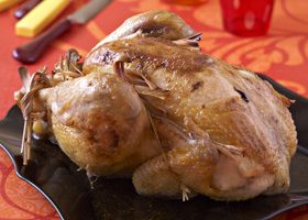 Poulet rôti à l'ail et à la ciboulette - %%sitename%%