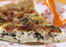 Quiche aux épinards, brocciu et jambon cru - %%sitename%%