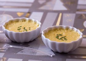 Crèmes brûlées au foie gras