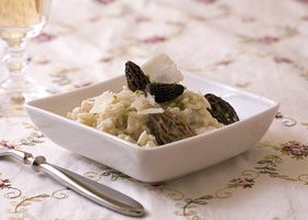 Risotto aux morilles et au parmesan - %%sitename%%