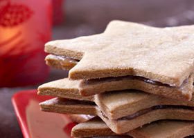 Sablés de Noël à la cannelle et à la crème de marrons