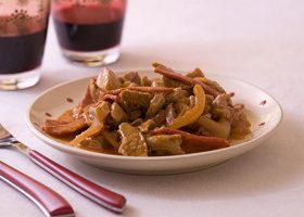 Sauté de veau au chorizo