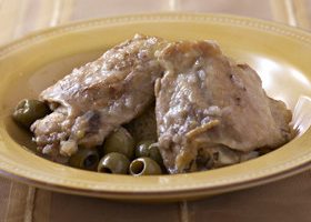 Tajine de poulet aux olives et citron confit - %%sitename%%