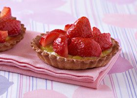 Tartelettes aux fraises et citron - %%sitename%%