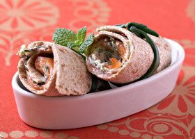 Wraps au saumon et tzatziki - %%sitename%%