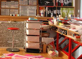 Dans l'atelier de Zofia Rostad