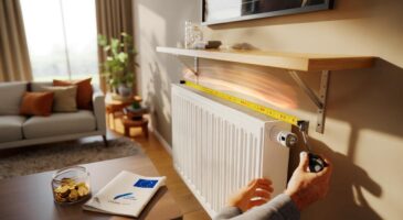 Ce duo étagère et radiateur validé par EDF et un expert, voici comment économiser 20 à 50 euros tout en respectant 50 cm d’écart