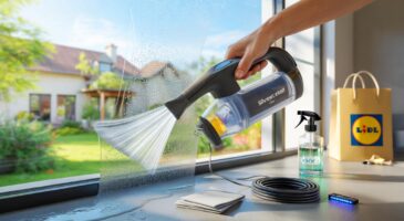 Ce nettoyeur aspirateur Lidl à 21,99 euros promet des vitres impeccables en un temps record, voici ce qui séduit déjà les foyers
