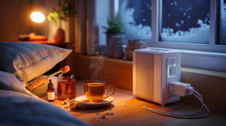 Ce rituel du soir avec une prise connectée à 15€ règle le chauffage nocturne à 18-20°C et change vos nuits en plein hiver