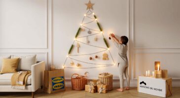 Ce sapin de Noël mural en 15 minutes séduit la France : l’astuce minimaliste, validée par IKEA et Maisons du Monde, qui libère le salon