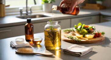 Voici comment le romarin mélangé à 25 cl de vinaigre fait la différence: 5 usages malins qui font économiser sur beauté, cuisine et ménage