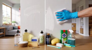 Voici l’astuce pour un mur blanc impeccable: 13 méthodes approuvées, du vinaigre blanc à la lessive Saint Marc, qui surprennent à l’usage